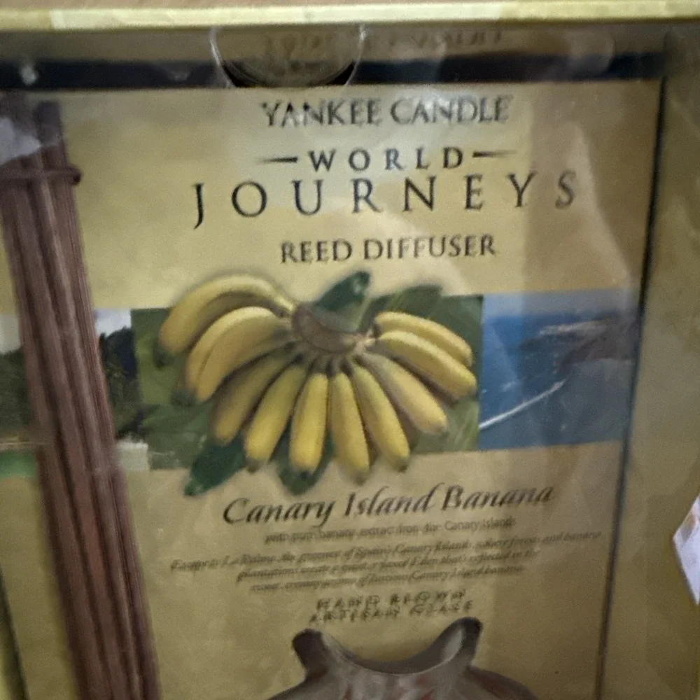 Yankee Candle World Journeys Canary Island Banana 4 Oz  Fragrance Reed Diffuser